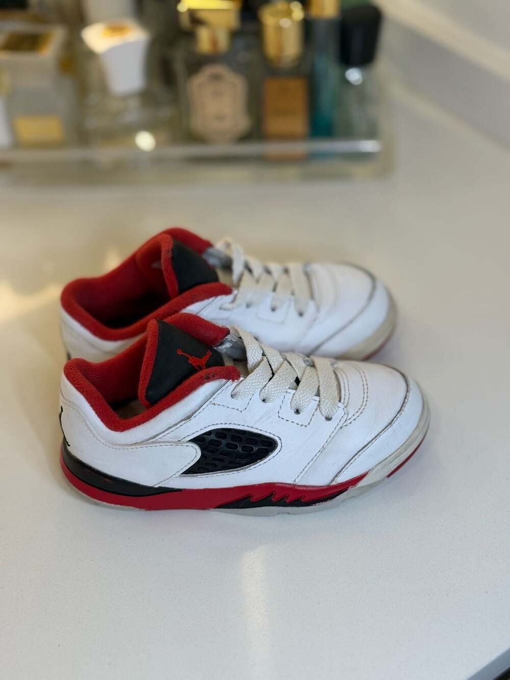 Jordan 5 Retro Low TD 'Fire Red' Toddler Shoes 9C